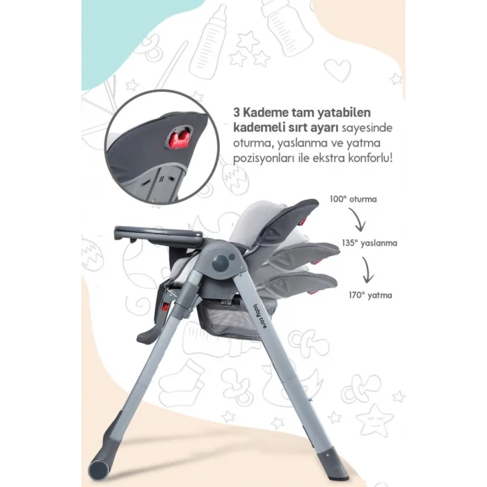 BC511 Plus Mama Sandalyesi Antrasit
