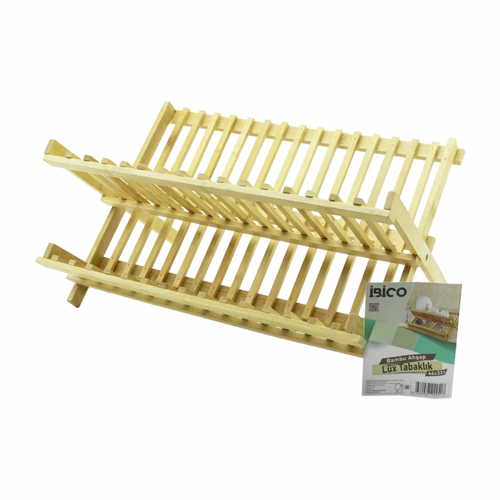 Bambu Tezgah Üstü Bulaşıklık ve Tabaklık 46x33 cm