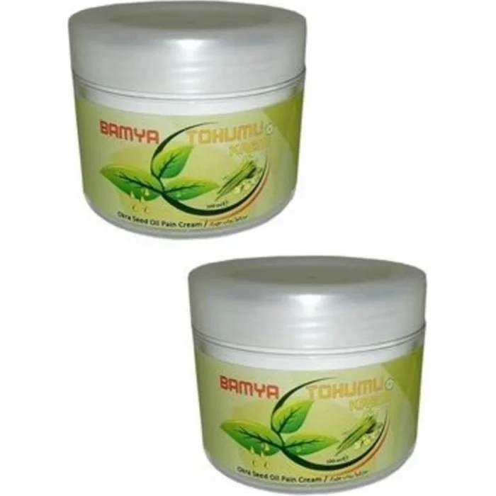 Bamya Tohumu Kremi Rahatlatma Masaj Kremi 100 ml x 2