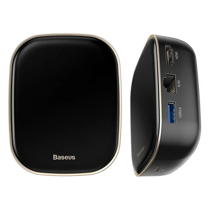 Baseus 6in1 USB Type C Çok Fonksiyonlu HUB B 3.0RJ45HDMISDmicro SD)  60W-(5775)