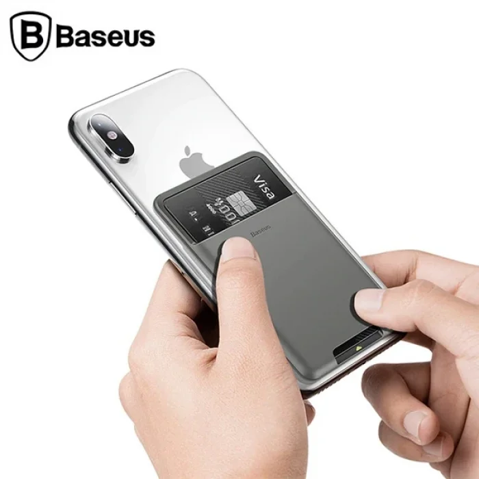 Baseus back stick Universal Telefon Arkası Kart Yuvası Cüzdan-(5775)