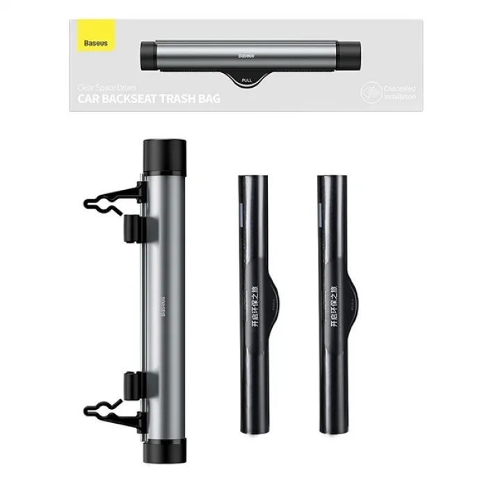 Baseus Clean Garbage Araç Arka Koltuk için Çöp Torbası + 40 Adet Torba-(5775)