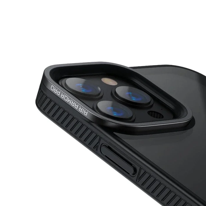 Baseus Crystal iPhone 13 Pro 6.1 Kılıf Jel Çerçeve Zırhlı Silikon Kılıf-(5775)