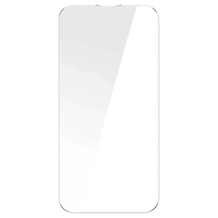 Baseus Crystal Serisi iPhone 15 Full Koruma Tempered Cam Ekran Koruyucu 2 Adet Set-(5775)