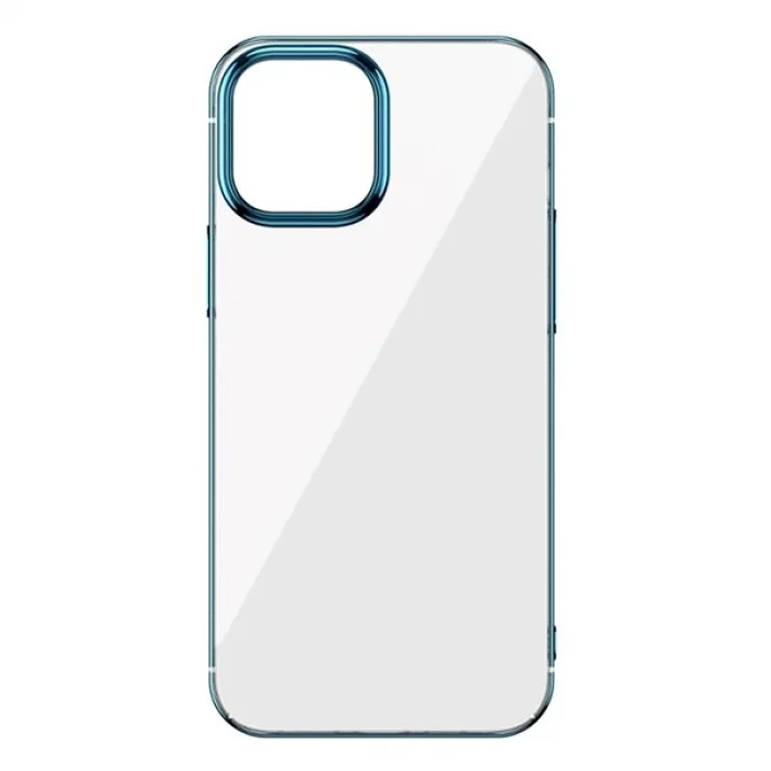 Baseus Glitter Case İPhone 12 Mini 5.4  Şeffaf Lüx Silikon Kılıf Soft TPU Kılıf-(5775)