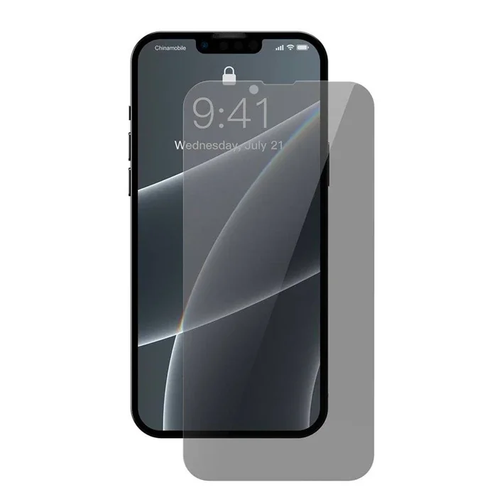 Baseus iPhone 13 Mini Privacy Hayalet Cam Ekran Koruyucu 2 Adet Set-(5775)