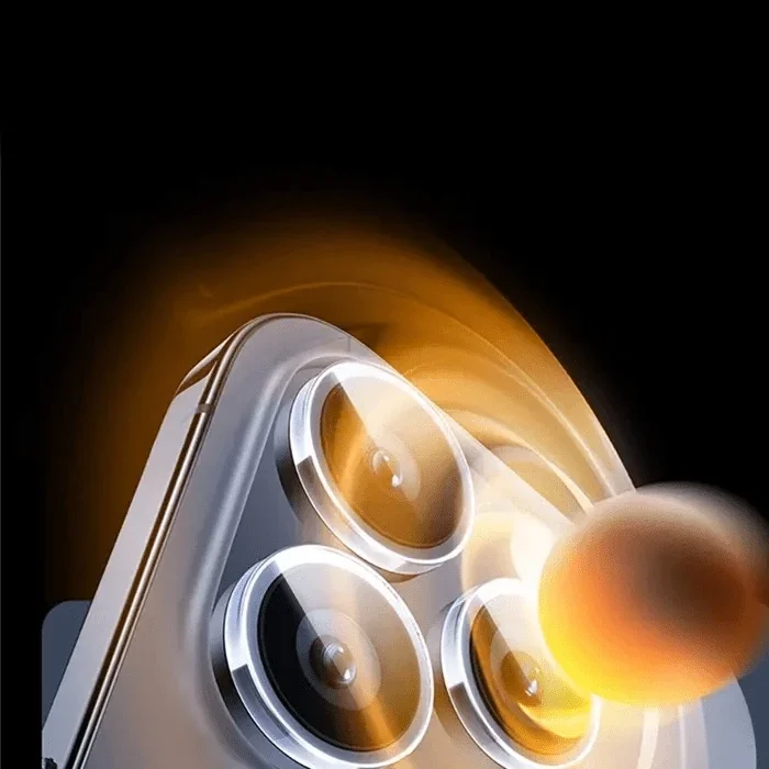 Baseus iPhone 15 Pro/15 Pro Max için Sapphire Serisi HD Cam Kamera Koruyucu-(5775)