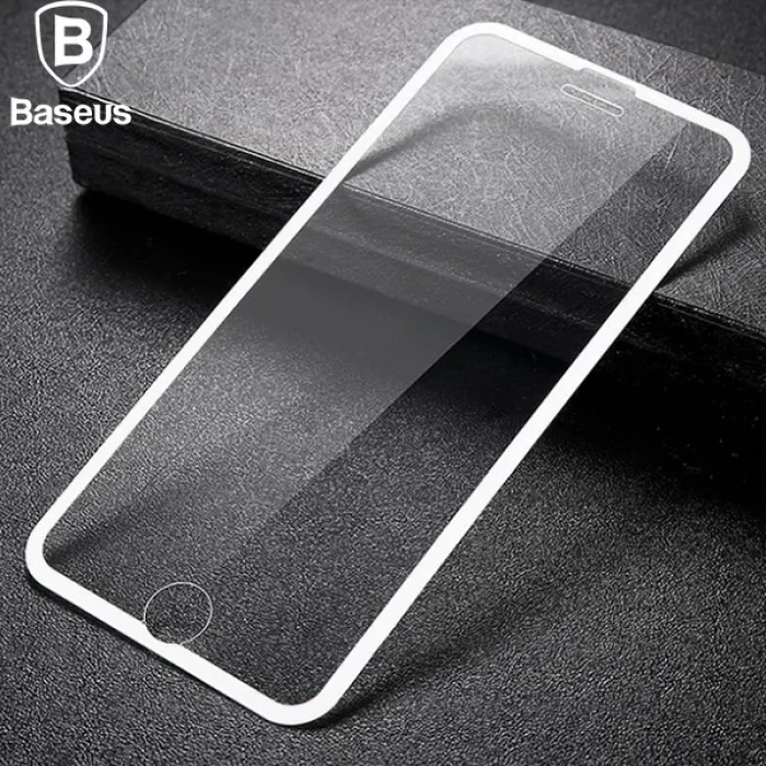 Baseus İPhone 8 Plus 7 Plus 6S-6Plus 3D 023mm Full Kırılmaz Cam Ekran Koruyucu-(5775)