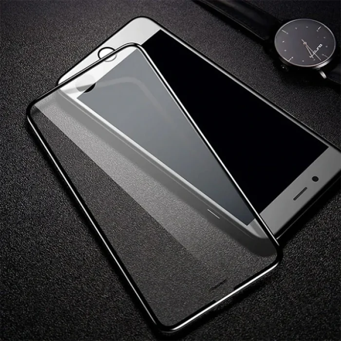 Baseus İPhone 8 Plus 7 Plus 6S-6Plus 3D 023mm Full Kırılmaz Cam Ekran Koruyucu-(5775)