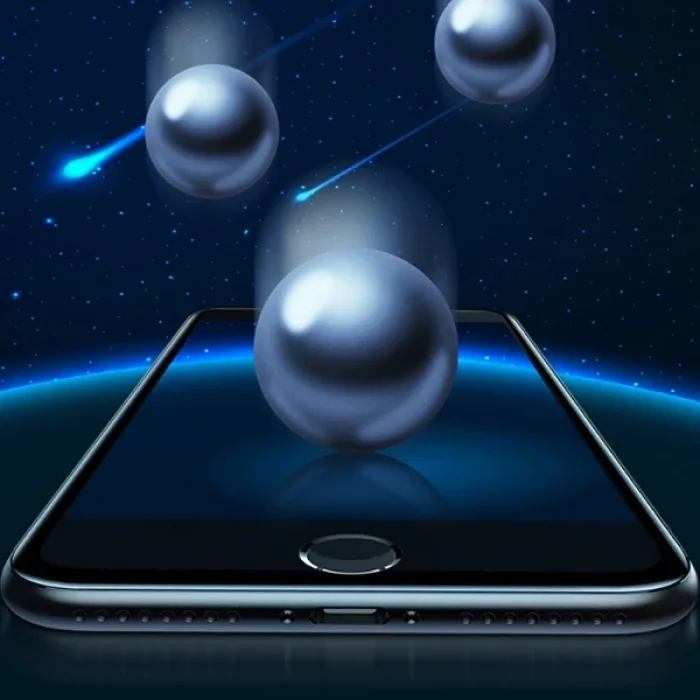 Baseus İPhone 8 Plus 7 Plus 6S-6Plus 3D 023mm Full Kırılmaz Cam Ekran Koruyucu-(5775)