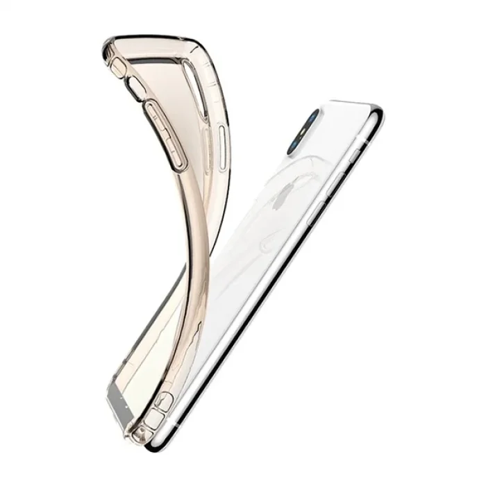Baseus İPhone Xr 61 Airbags Şeffaf Darbe Emici Slikon Kılıf-(5775)
