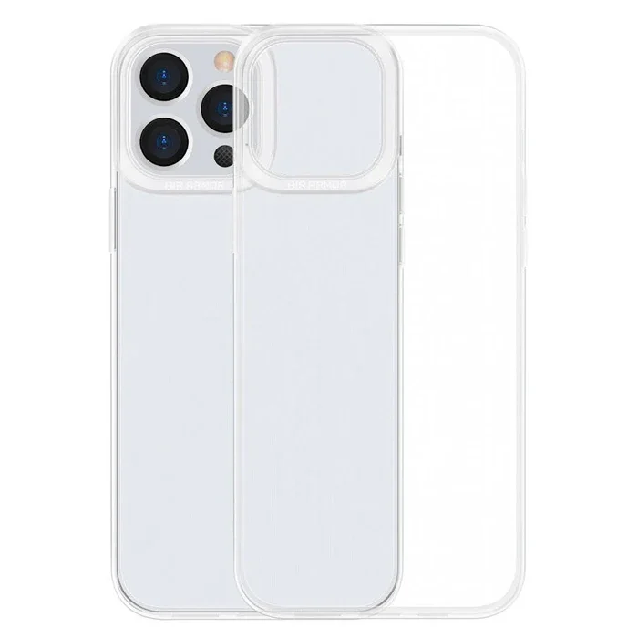 Baseus Simple Case iPhone 13 Pro İnce Silikon Şeffaf Kılıf-(5775)