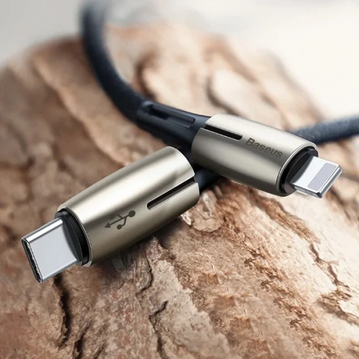 Baseus Waterdrop Type-C To İPhone PD18W Hızlı Şarj Kablosu 1.3M-(5775)