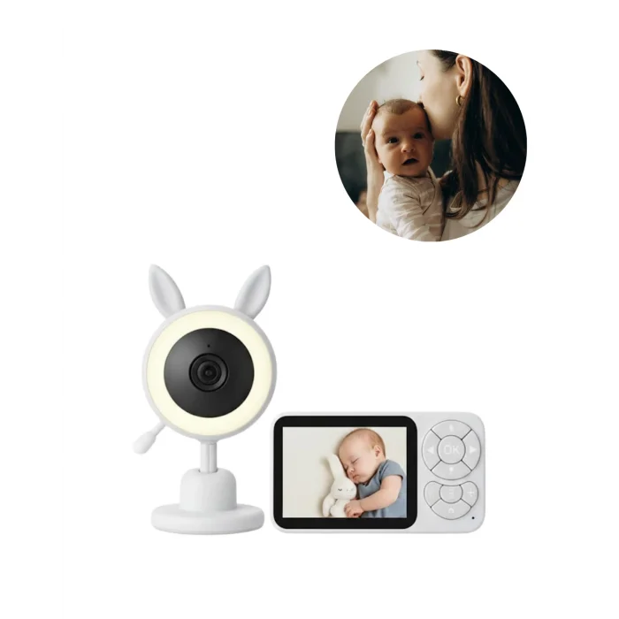 Bebek Kamerası Karşılıklı Konuşma RGB Işık Gece Görüşü ve Sıcaklık Alarmı