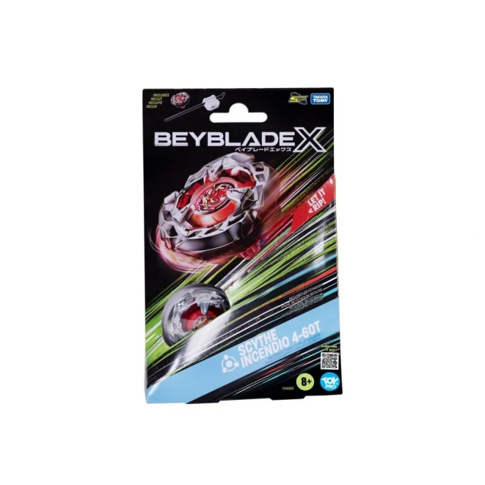 BEY05000 Beyblade 1li Set Scythe Incendio 4-60T