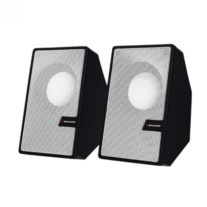 Beyaz USB 2.0 + 3.5mm USB Hoparlör