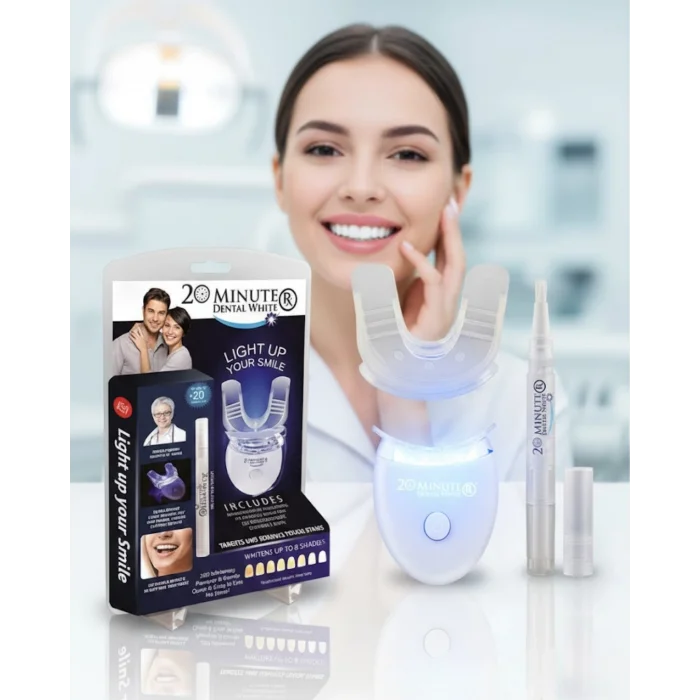 Beyazlatma Kalemli LED Diş Parlatma Seti