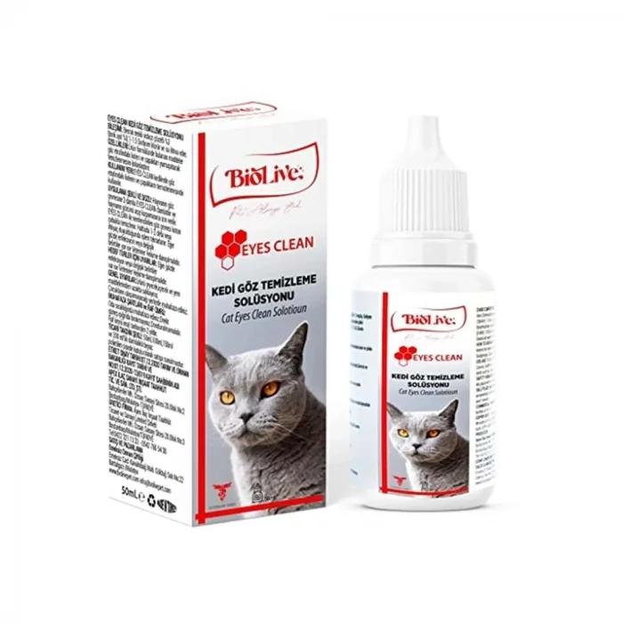 Biolive Eyes Clean Kedi Göz Temizleme Solisyonu 50ml