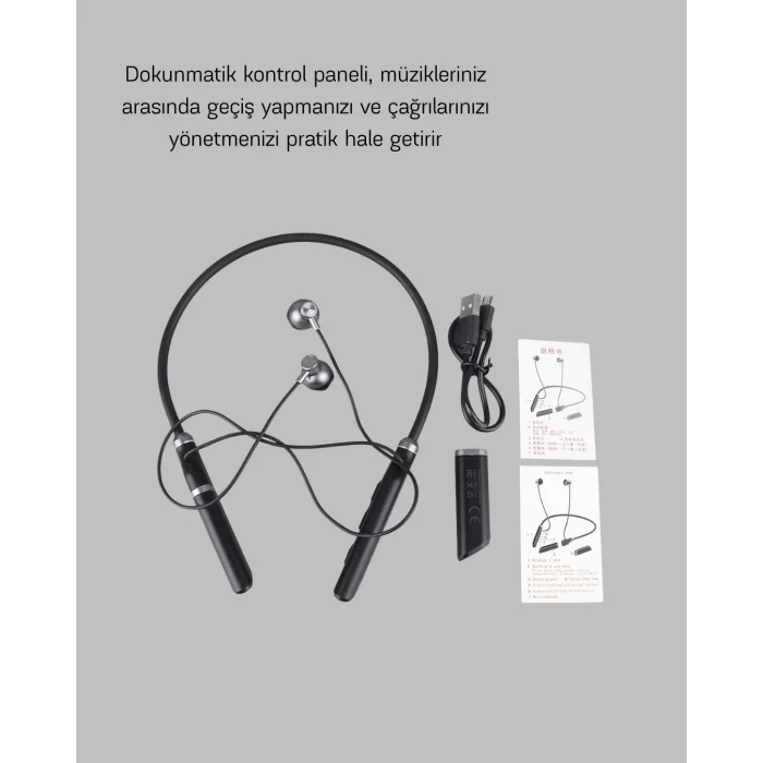 Bluetooth 5.0 ANC Kulaklık – Dokunmatik Kontrol, Kristal Netliğinde Mikrofonlu