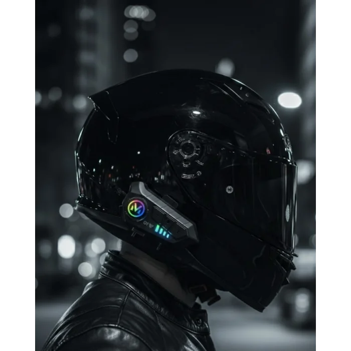 Bluetooth 5.3 Kask İçi Intercom Kulaklık 1000 m Mesafe 1000 mAh