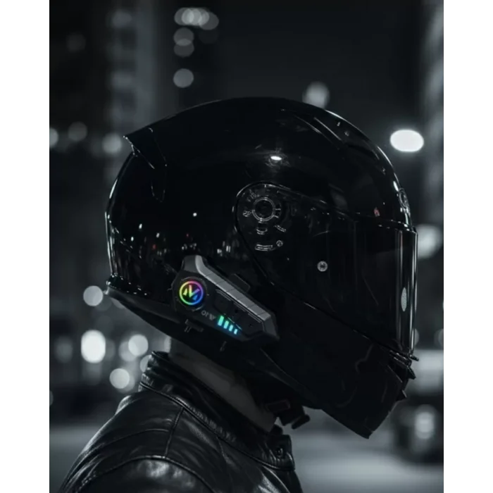 Bluetooth 5.3 Kask İçi Intercom Kulaklık 1000 m Mesafe 1000 mAh