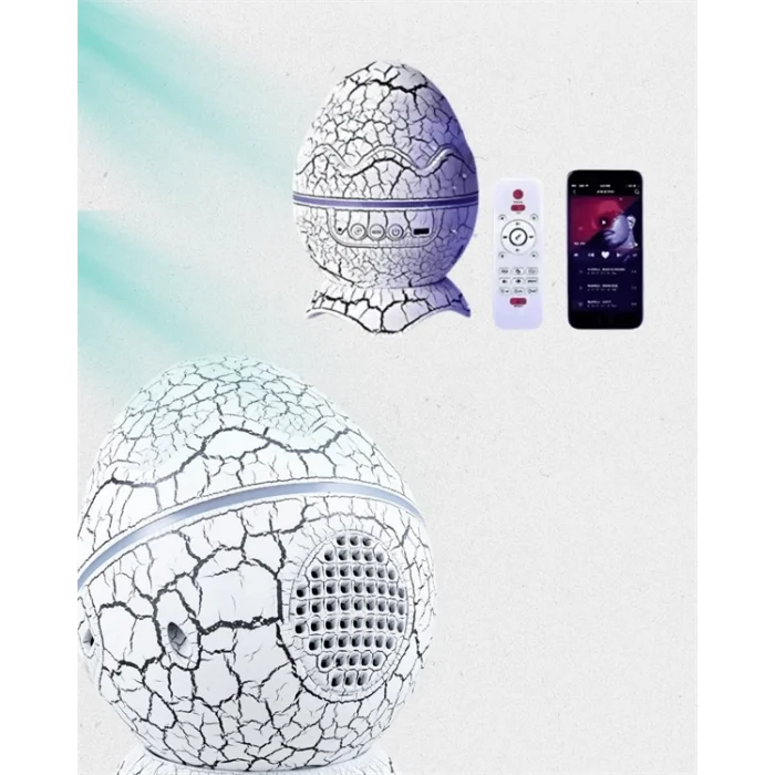 Bluetooth Hoparlör Özellikli 7 Renkli Gece Aydınlatması