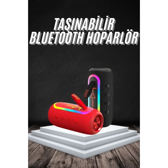 Bluetooth Hoparlör USB Şarjlı Uzun Pil Ömrü Android ve İOS Uyumlu Renkli
