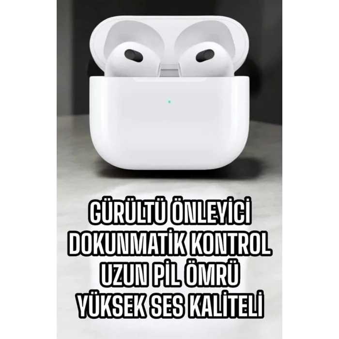 Bluetooth Kulaklık 3.Nesil Kablosuz Uzun Pil Ömrü Dokunmatik Kontrol