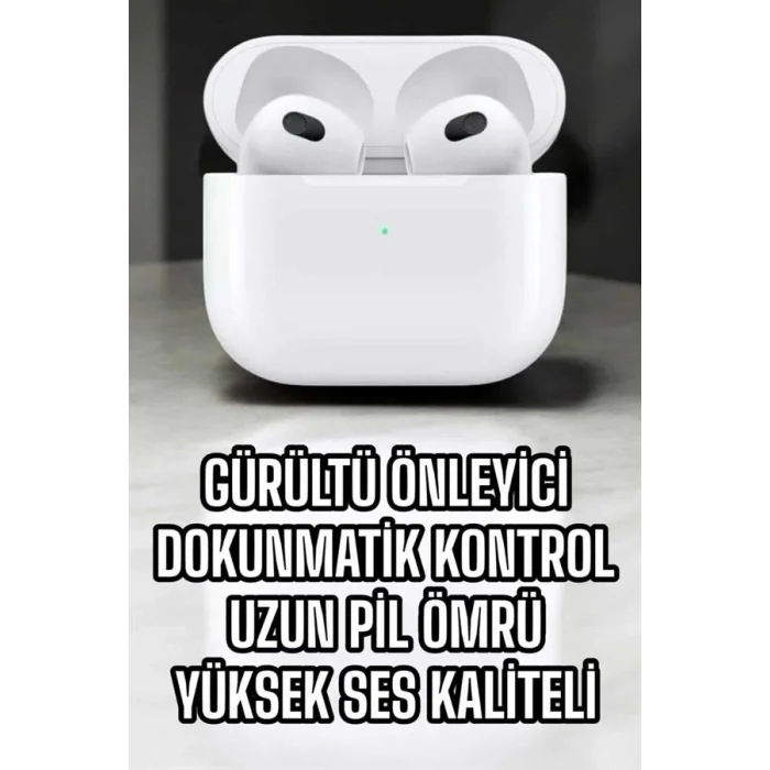 Bluetooth Kulaklık 3.Nesil Kablosuz Uzun Pil Ömrü Dokunmatik Kontrol