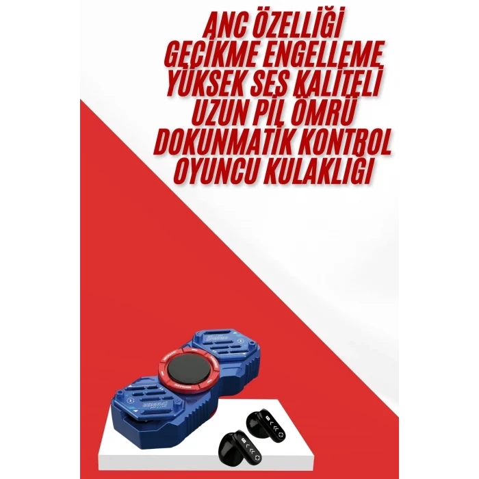 Bluetooth Kulaklık Stres Çarkı ANC Özellikli Gaming Kulaklık