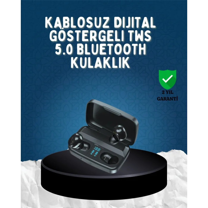 Bluetooth V5.0 Teknolojili Parmak Dokunmatik Kontrol Kulaklık Seti