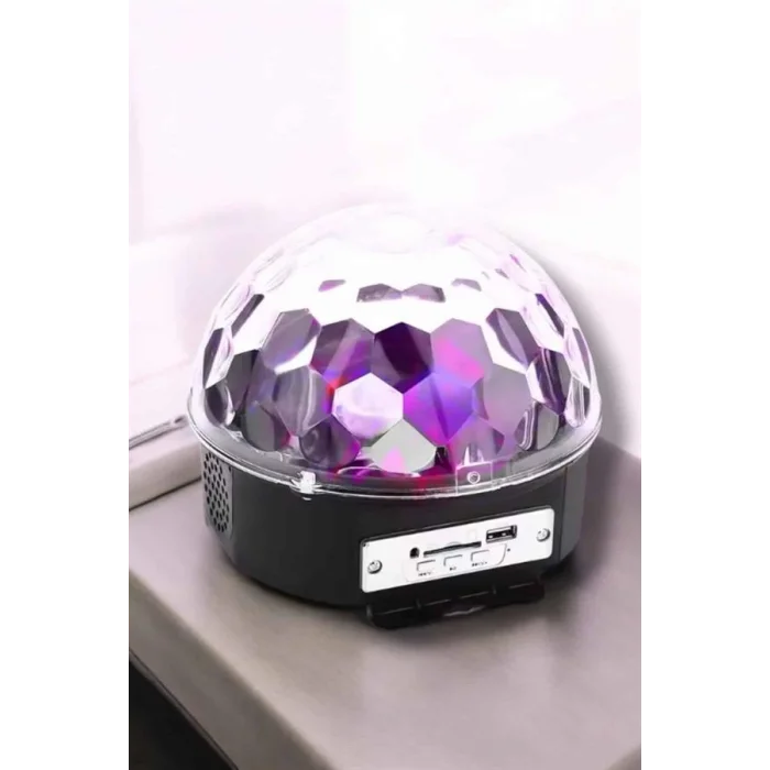 Bluetooth ve Uzaktan Kumandalı Çok Renkli Masaüstü Disko Topu