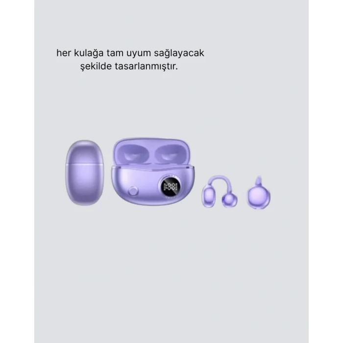 Bluetooth YXG10 Kulak Arkası Tasarım Cilt Dostu Silikon Hafif Yapı