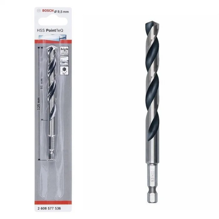 Bosch Pointteq Altıgen Şaftlı Hss Matkap Ucu 9,5 mm