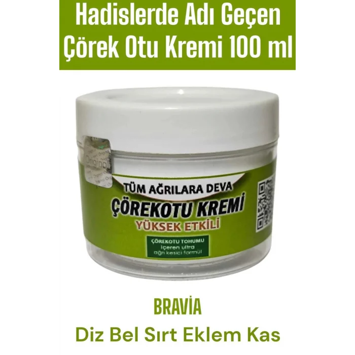 Bravia Çörek Otu Kremi 100 ml 1 Adet