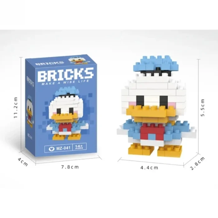 Bricks Donald Duck Mini Lego Figürü