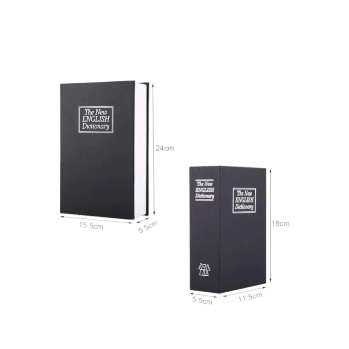 Büyük Boy Anahtarlı Kitap Görünümlü Gizli Kasa Çelik Kasa Altın Kasası