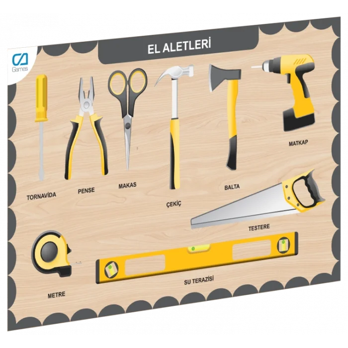 CAAHS-3210 AHŞAP EL ALETLERİ BUL-TAK