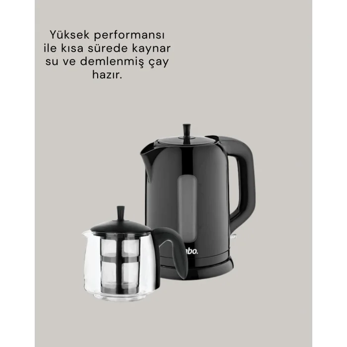 Cam Demlikli 20 Bardak Kapasiteli Elektrikli Çaycı