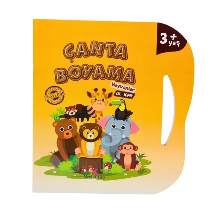 Çanta Kitap Boyama Kitabı Hayvanlar