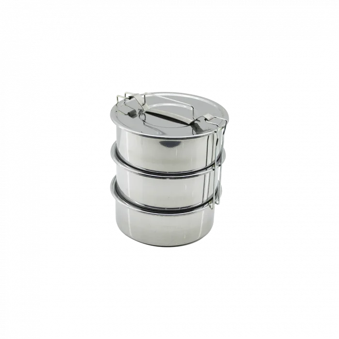 Çelik Sefer Tası 18 cm - 3lü Set