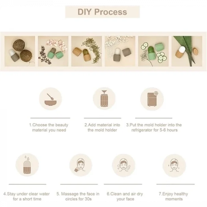 Cilt Bakım Buz Yüz Silindiri