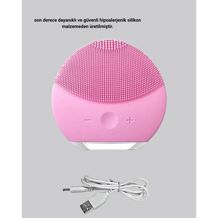 Cilt Dostu Silikon Yüz Masaj Aleti – Hafif Dayanıklı ve Su Geçirmez Tasarım