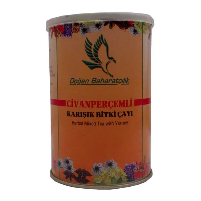 Civanperçemli sel Karışım Çay 100 Gr Teneke Kutu