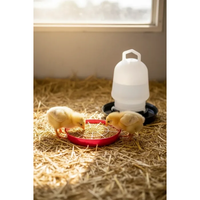 Civciv Suluk 0,75 ML Kaliteli Plastik + Tabak Yemlik