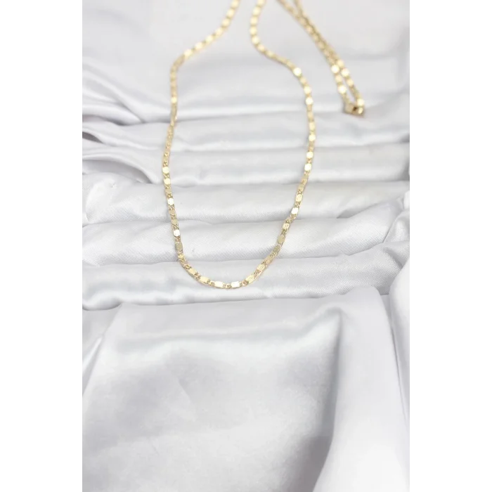 CM 14K Gold Renk Ezme Zincir 60 cm Kadın Kolye