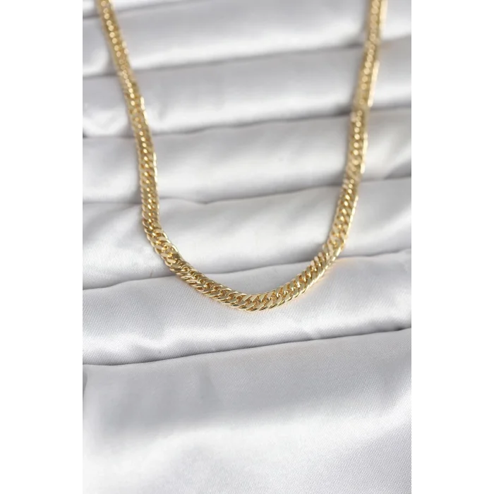 CM 14K Gold Renk Zincir Model 45 cm Kadın Kolye