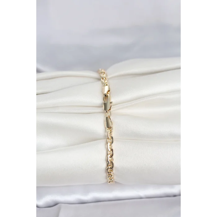CM 14K Gold Renk Zincir Model Kadın Bileklik