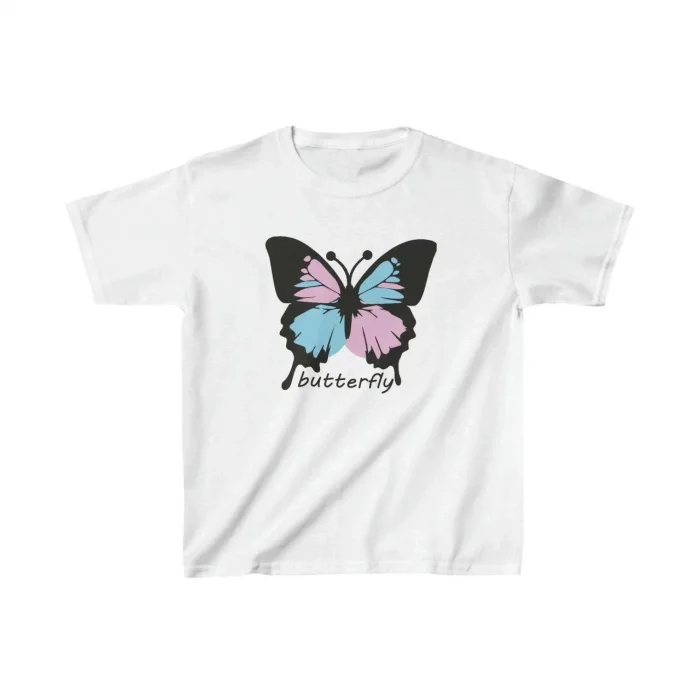 Çocuk Unisex Baskılı T-Shirt - Beyaz