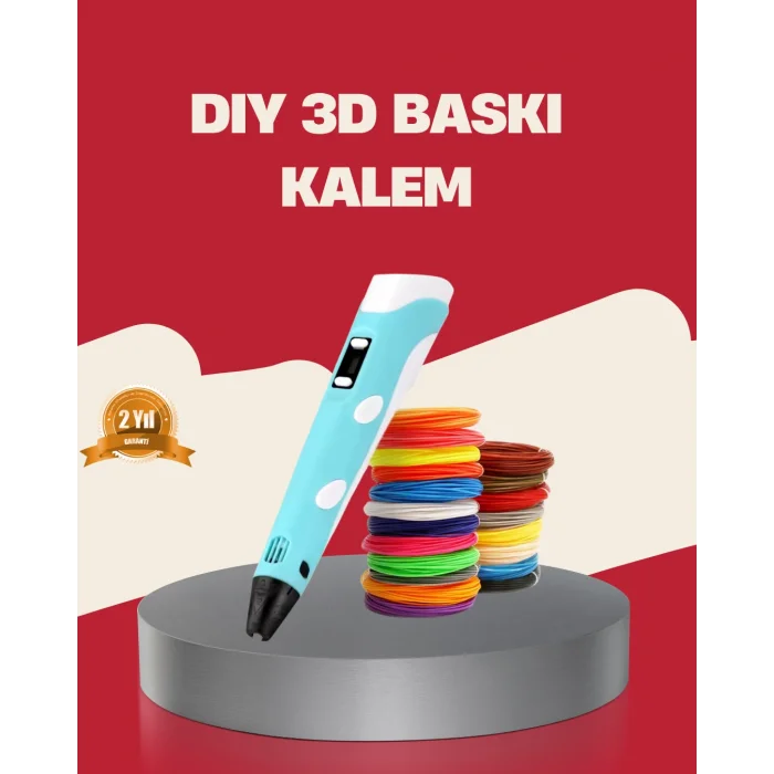 Çocuklar İçin Güvenli 3D Yazıcı Kalem